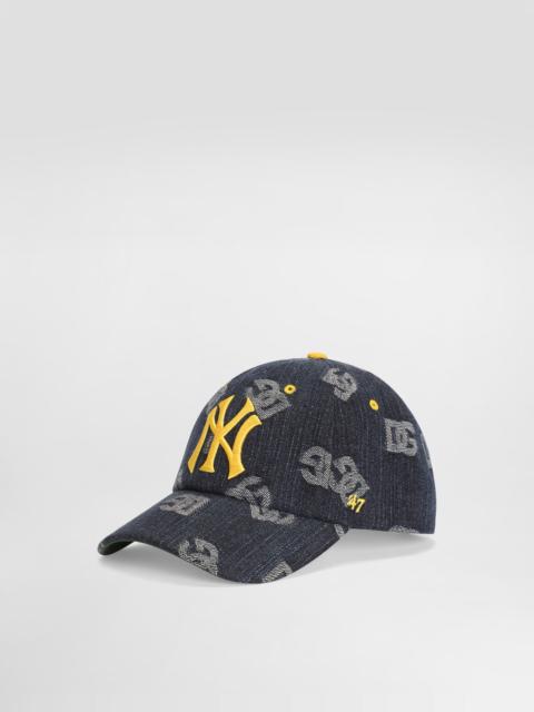 Dolce&Gabbana X ’47 New York Yankees Baseball Cap In Denim Logo