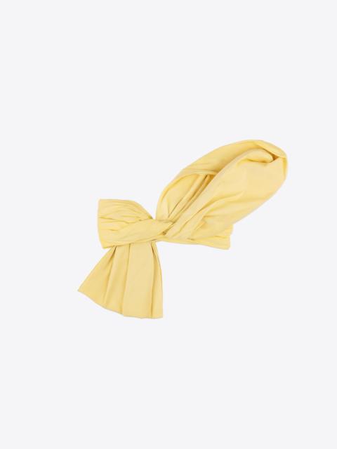 TAFFETA KNOT BANDEAU TOP