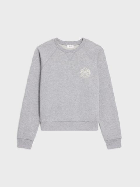 blason sweatshirt IN cashmere cotton