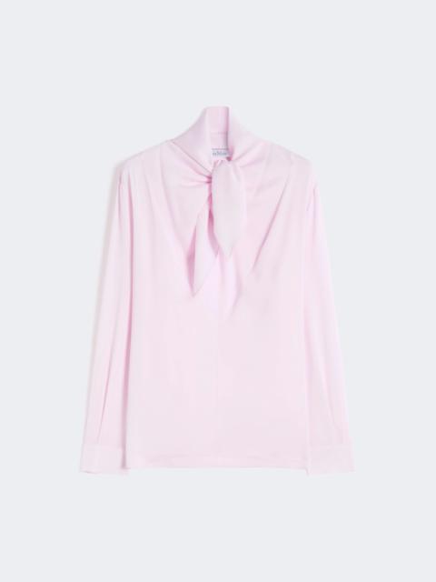 Silk charmeuse blouse - PINK