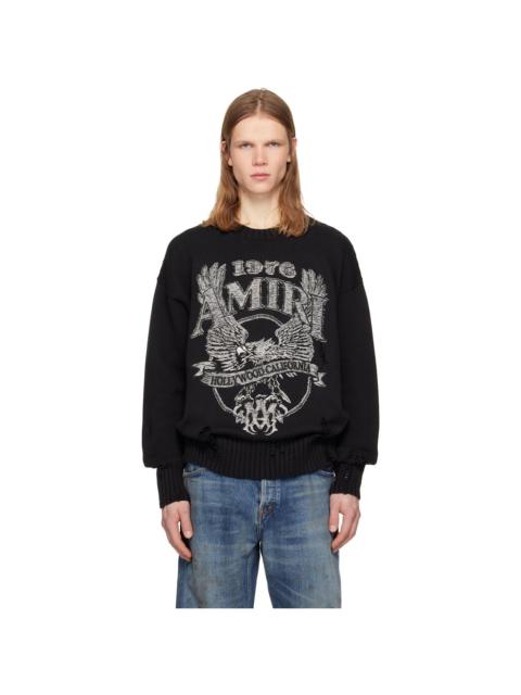 Black AMIRI Eagle Sweater