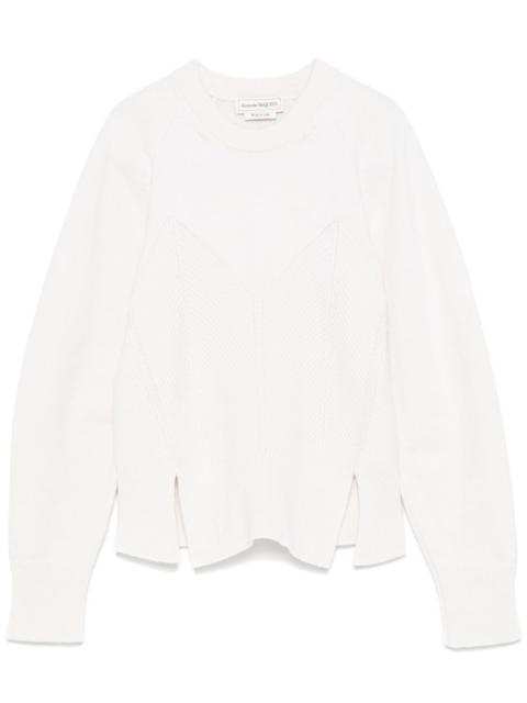 geometric-pattern sweater