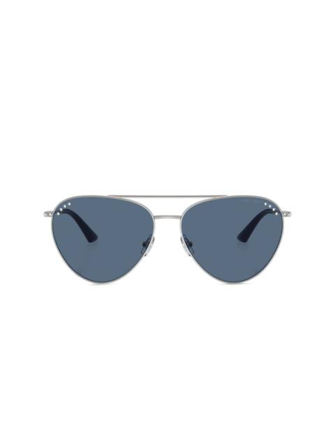 pilot-frame sunglasses
