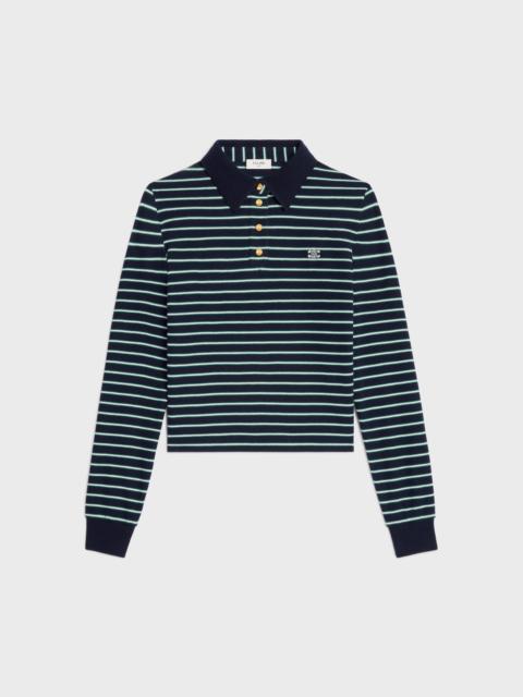 triomphe polo IN striped jersey