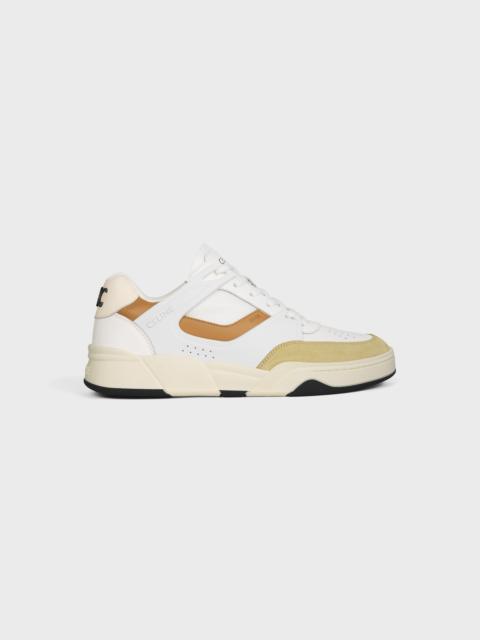 CT-09 TRAINER SNEAKER IN CALFSKIN, SUEDE CALFSKIN AND MESH