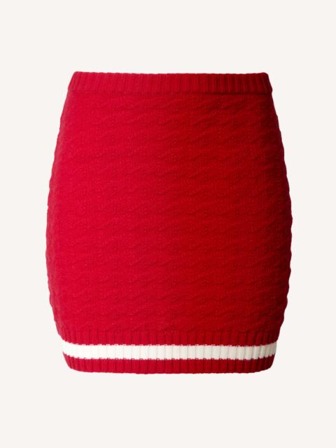 Glacier Merino Wool Mini Skirt