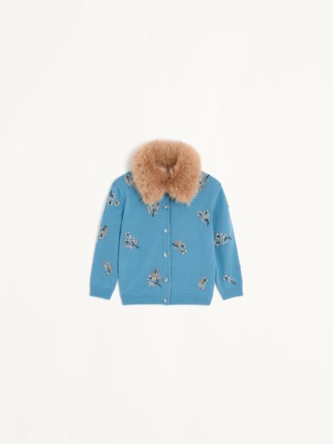 EMBROIDERED WOOL CARDIGAN