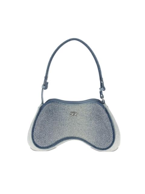 rhinestone-embellished shoulder bag