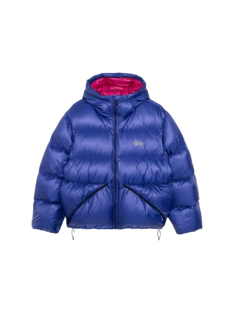 Stussy Down Micro Ripstop Parka Blue