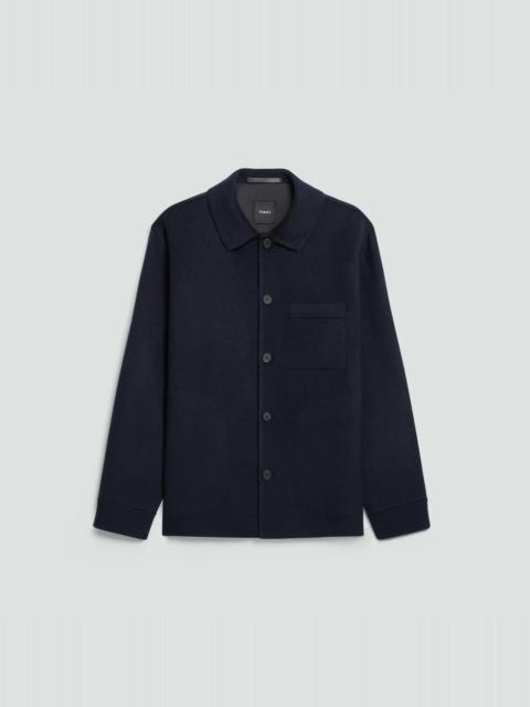 Overshirt in Double-Face Wool-Cashmere
