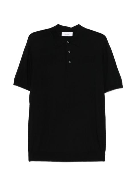 buttoned polo shirt