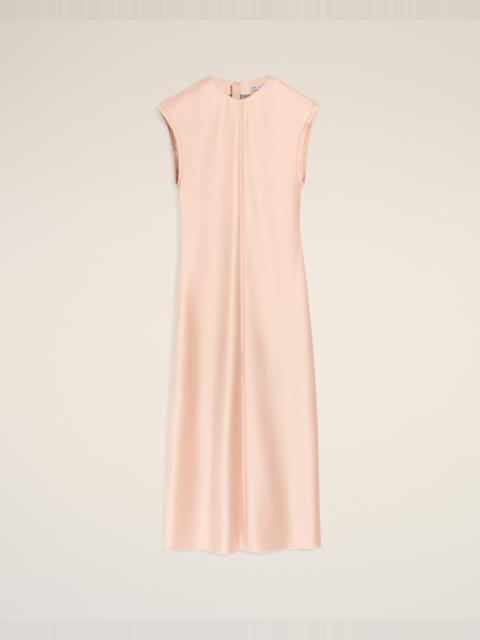 PINK LONG  RAW EDGE DETAILS DRESS