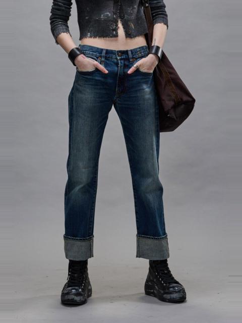 CUFFED ROMEO JEAN - CASLON SELVEDGE BLUE