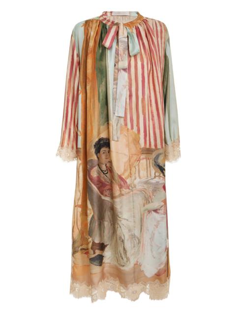 LUMINOSITY LACE BACK MIDI