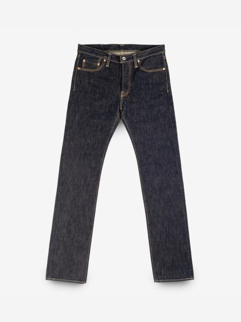 IH-666S-21 21OZ SELVEDGE DENIM SLIM STRAIGHT CUT JEANS - INDIGO