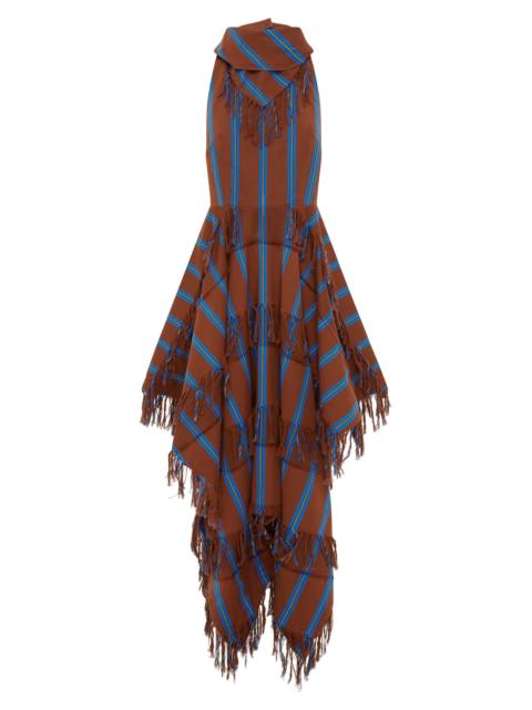 Noura Fringe Midi Dress