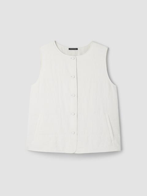 Silk Nylon Quilted Vest