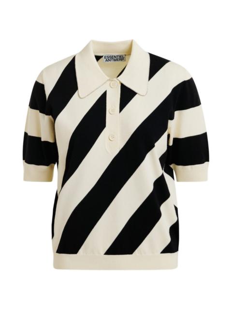 striped polo top