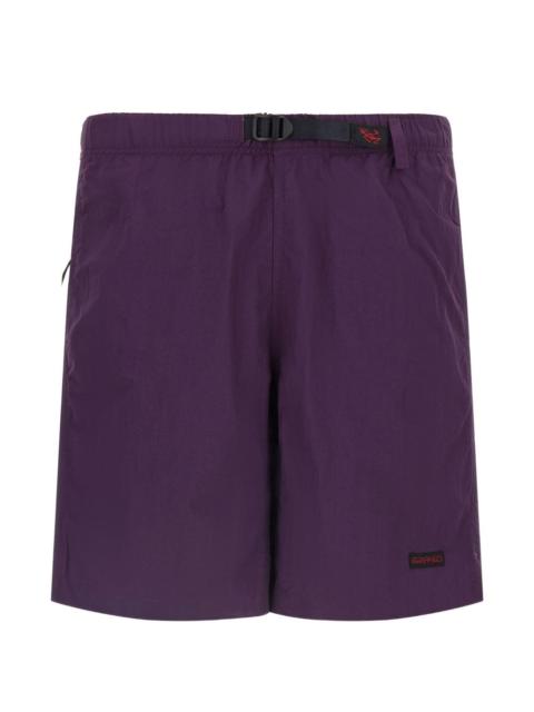 integrated belt bermuda shorts