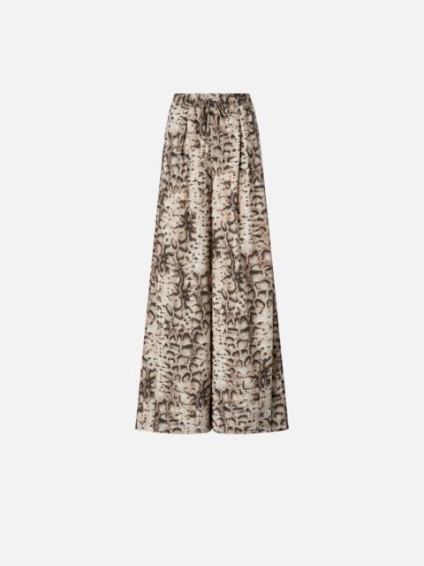 WIDE-LEG TROUSERS WITH SNAKE PRINT