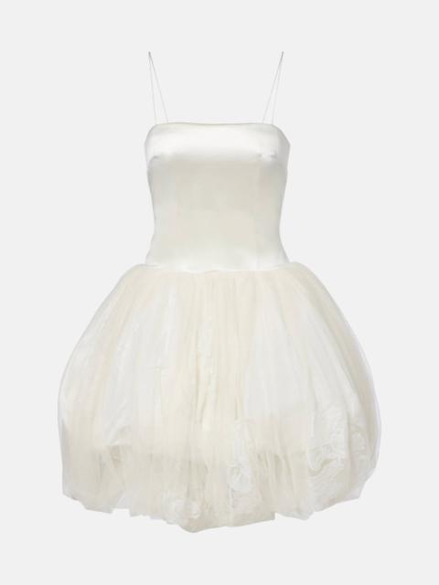 Bridal Sadie wool and silk corset dress