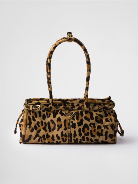 Medium printed leather handbag