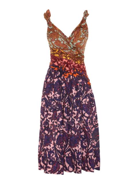 TIGGY BOW MIDI DRESS