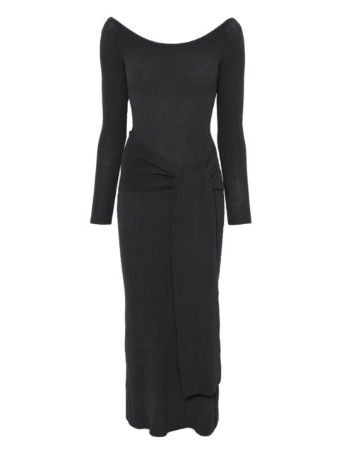 knitted maxi dress