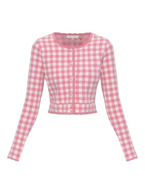 pearl-button cardigan