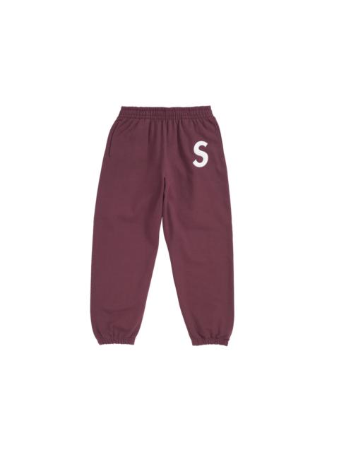 Supreme S Logo Sweatpant (FW24) Maroon