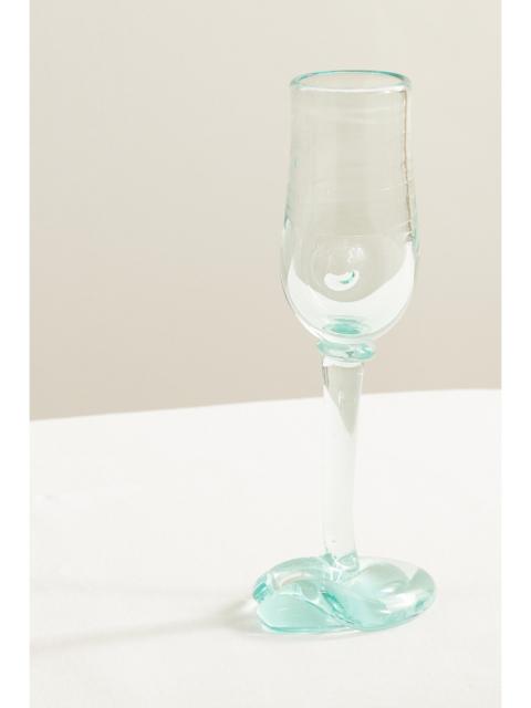 Thaw Recycled-glass Champagne Flute