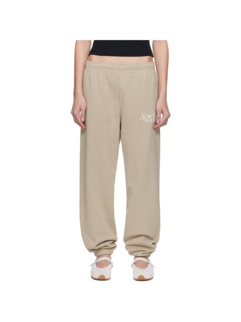 Beige NY 94 Sweatpants