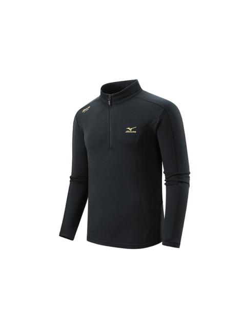 Mizuno Hybrid Long Sleeve T-Shirt 'Black' A2CA3501