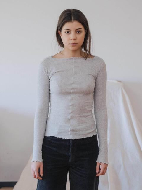 Pama Long Sleeve Tee - Fine Organic Cotton Rib