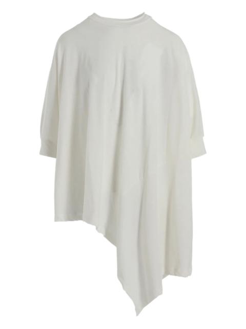 asymmetric crew-neck T-shirt