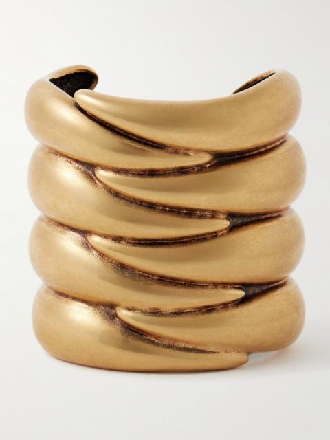 Cyclone Gold-plated Cuff