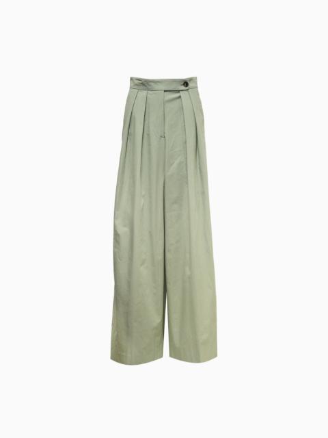 Pleated Wide Leg Trousers