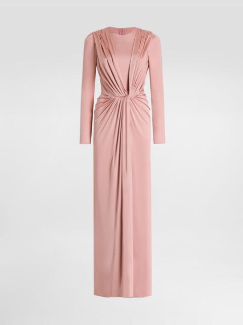 Viscose jersey long dress