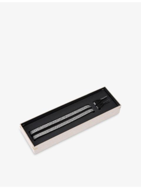 Swarovski Crystal-Embellished Woven Laces