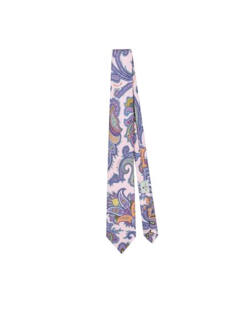 paisley-print tie