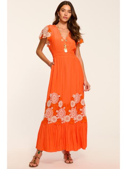 Georgie Embroidered Maxi Dress