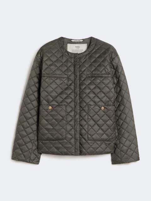 Water-repellent canvas padded jacket - DARK GREY