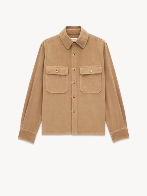 OVERSHIRT IN CORDUROY