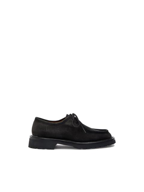 lace-up leather derby shoes