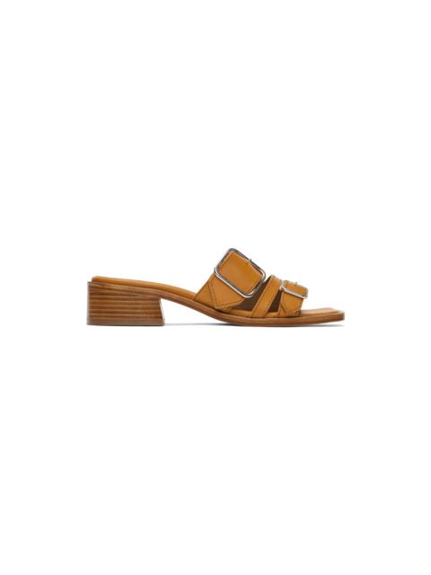 Tan Aly Heeled Sandals