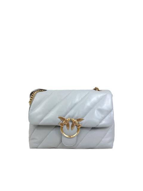 quilted chain-strap shoulder bag