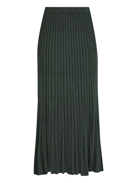 PLEATED MIDI SKIRT