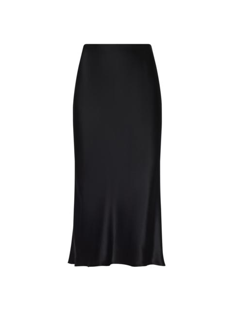 Perin Silk Midi Skirt