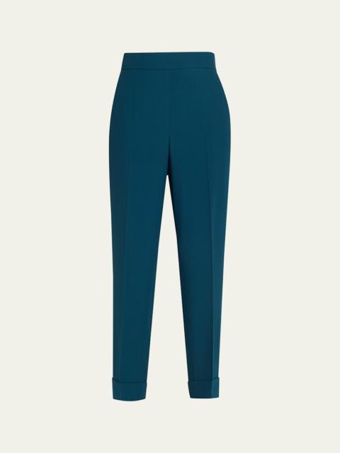 Chris Cool Wool Tapered-Leg Ankle Pants