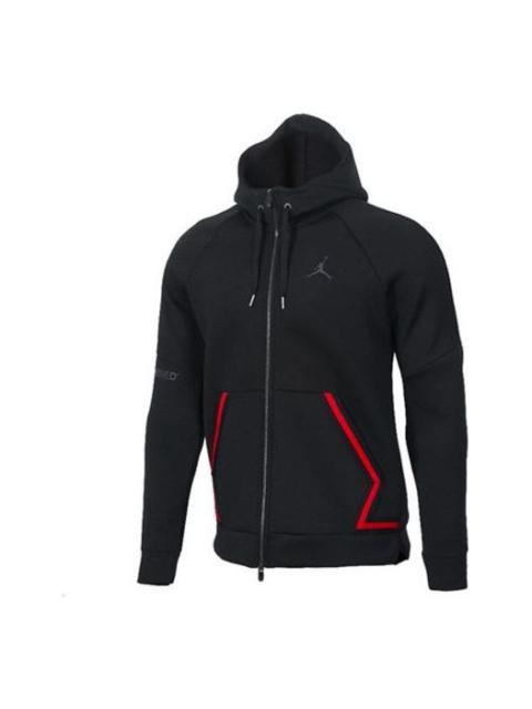 Air Jordan Athleisure Casual Sports Hooded Jacket Black 939941-010